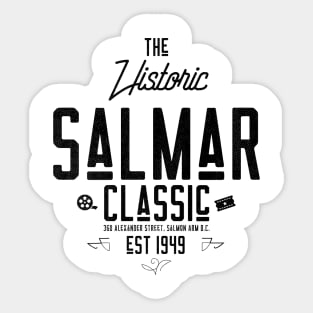 The Historic Salmar Classic - Black Sticker